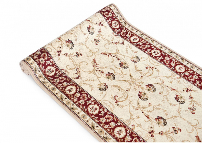 Traversa Covor, Lotos 523, Bej / Grena, Latime 60 cm, Diverse Lungimi, 1800 gr/mp [5]