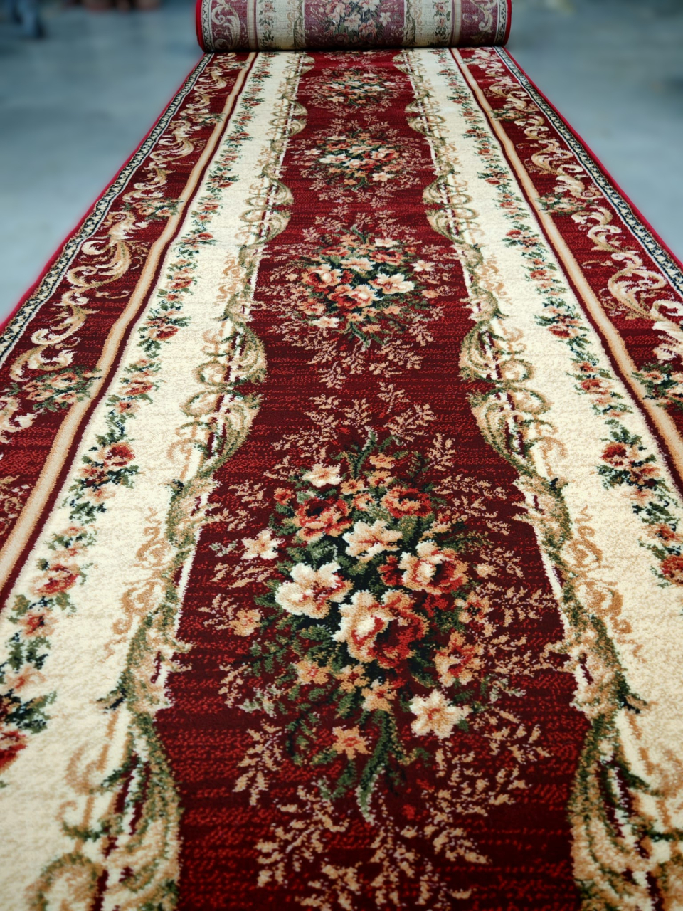 Traversa Covor, Lotos 535, Grena, Latime 60 cm, Diverse Lungimi [2]