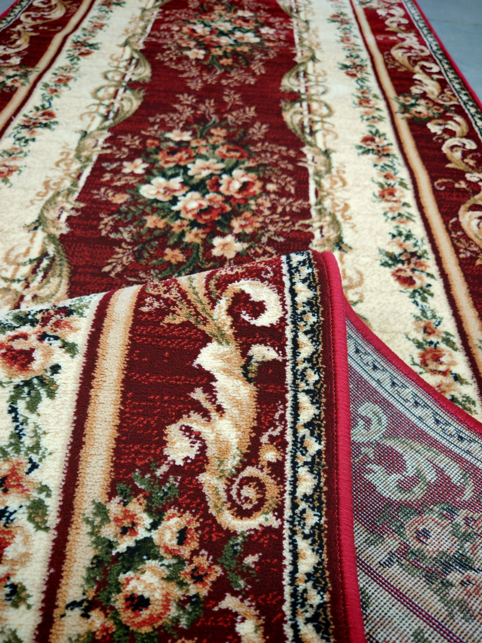 Traversa Covor, Lotos 535, Grena, Latime 80 cm, Diverse Lungimi [5]