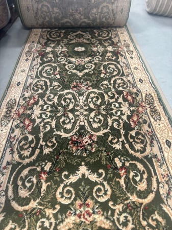 Traversa Covor, Lotos 15002, Verde, Latime 80 cm, Diverse Lungimi [1]