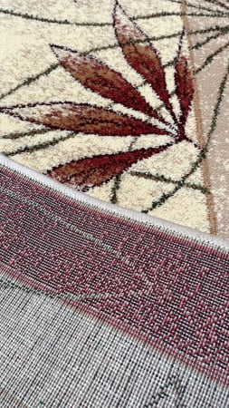 Traversa Covor, Lotos 552, Crem / Grena, Latime 80 cm, Diverse Lungimi, 1800 gr/mp [4]