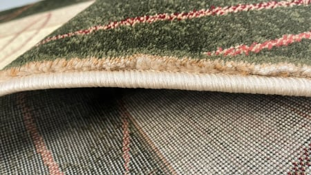 Traversa Covor, Lotos 552, Crem / Verde, Latime 80 cm, Diverse Lungimi, 1800 gr/mp [2]