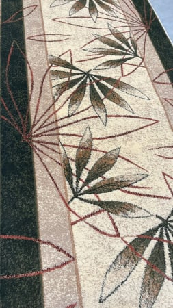 Traversa Covor, Lotos 552, Crem / Verde, Latime 80 cm, Diverse Lungimi, 1800 gr/mp [4]