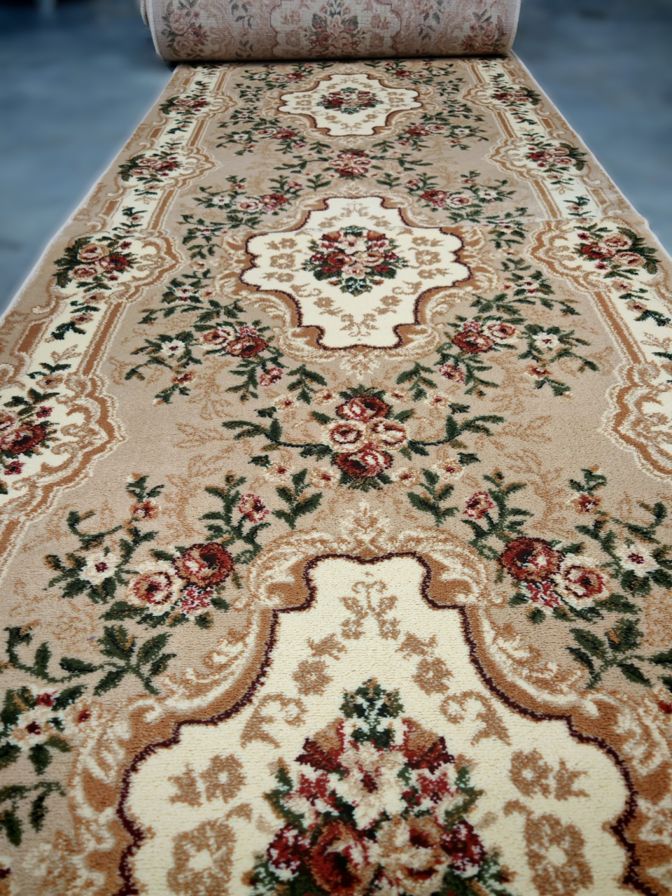 Traversa Covor, Lotos 570, Crem / Bej, Latime 120 cm, Diferite Lungimi [3]