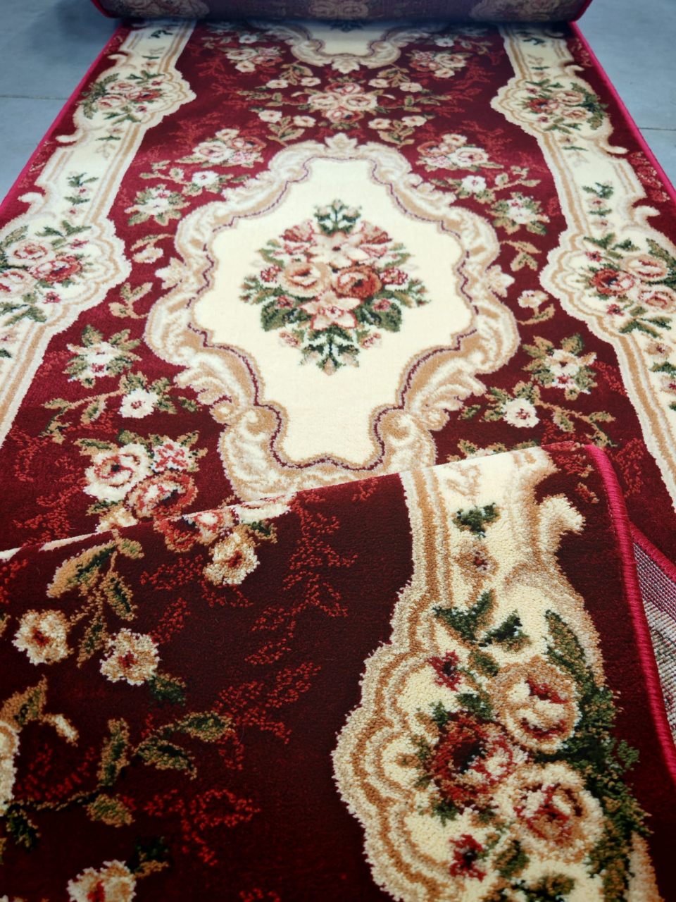 Traversa Covor, Lotos 570, Grena, Latime 60 cm, Diverse Lungimi [4]