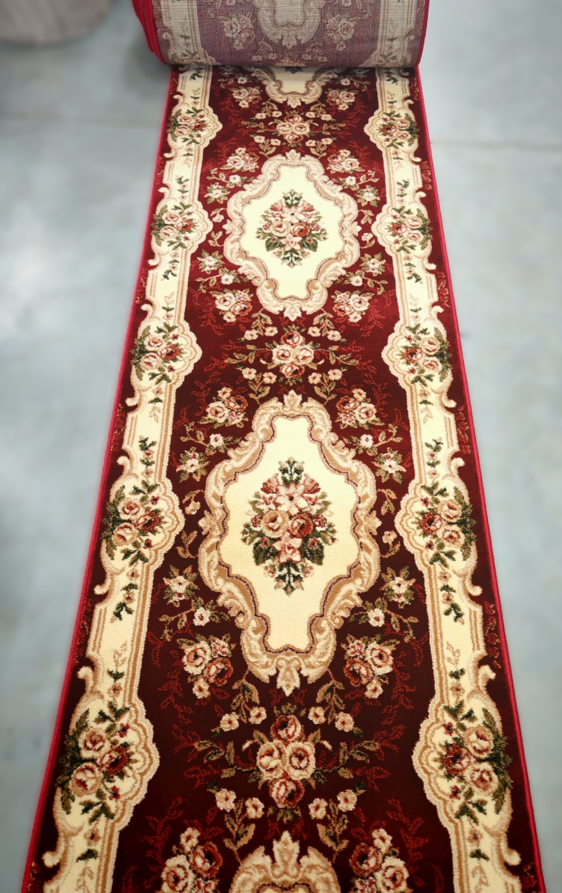 Traversa Covor, Lotos 570, Grena, Latime 60 cm, Diverse Lungimi [2]