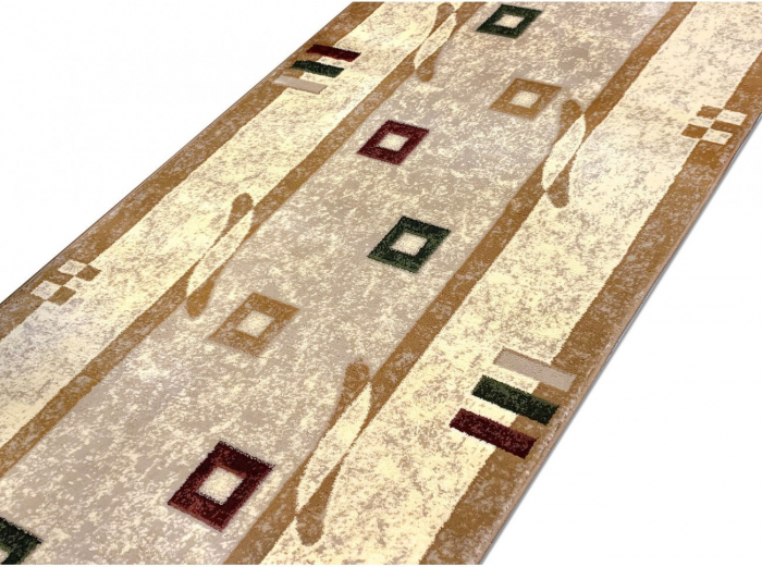 Traversa Covor, Lotos 579, Crem / Bej, Latime 100 cm, Diverse Lungimi, 1800 gr/mp [3]