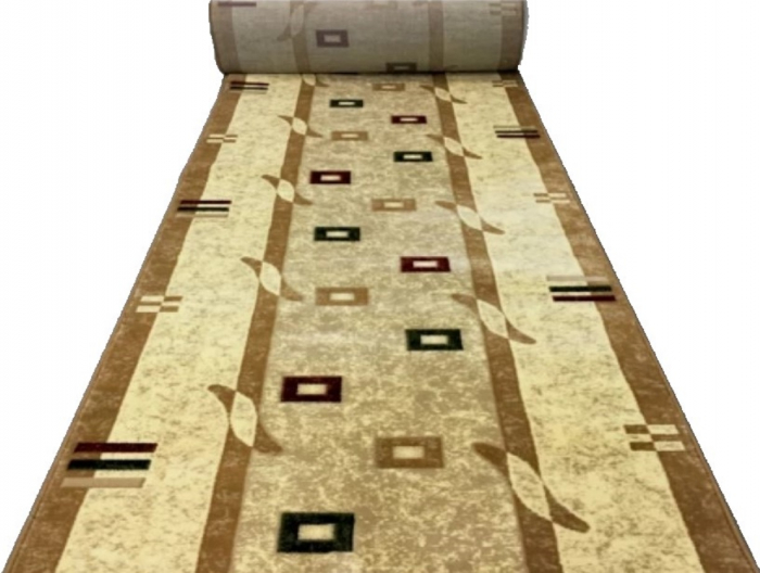 Traversa Covor, Lotos 579, Crem / Bej, Latime 100 cm, Diverse Lungimi, 1800 gr/mp [4]