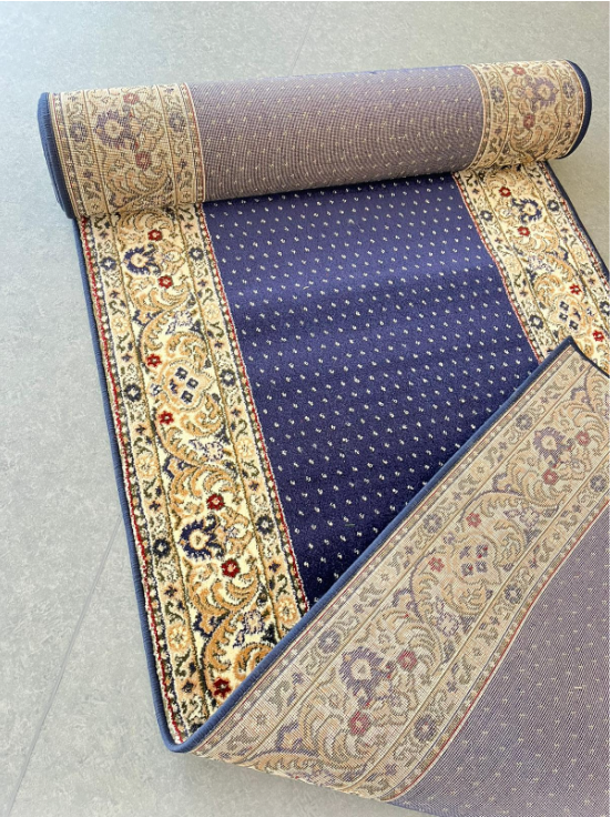 Traversa Covor, Lotos 588, Bleumarin, Latime 100 cm, Diverse Lungimi, 1800 gr/mp [2]