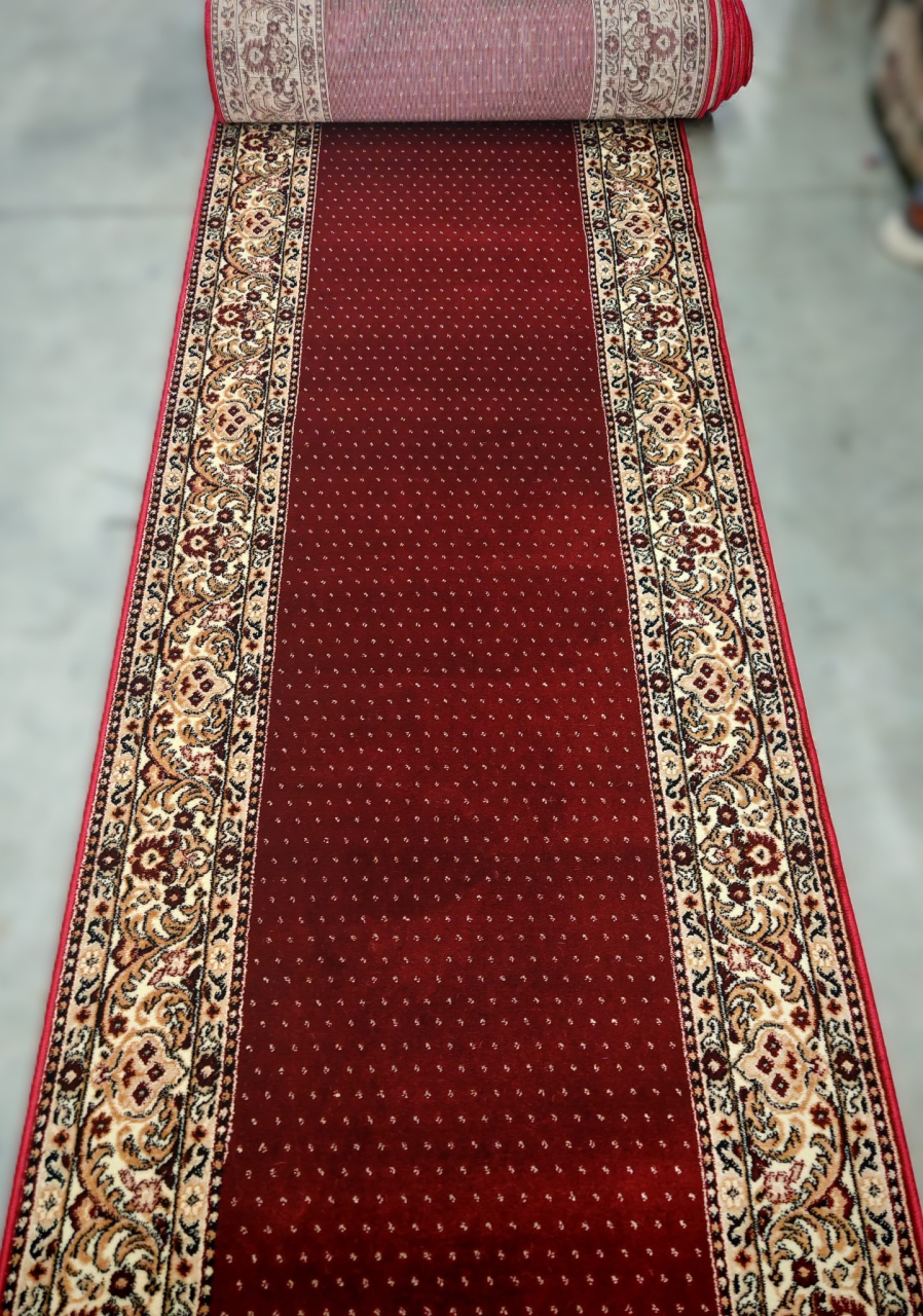 Traversa Covor, Lotos 588, Rosu, Latime 60 cm, Diverse Lungimi, 1800 gr/mp [2]