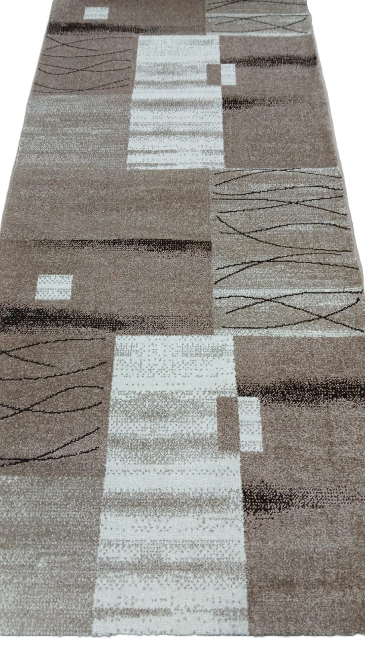 Traversa Covor, Mira 24120, Bej/Maro, Latime 120 cm, Diverse Lungimi [2]