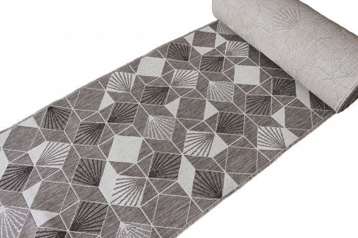 Traversa Covor, Trio 29003, Crem / Caramiziu, Latime 100x65 cm. [2]