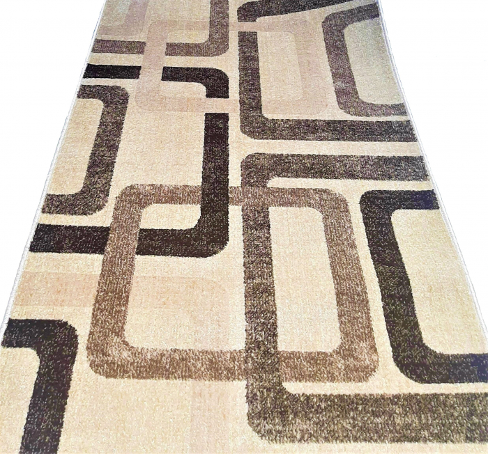 PROMO - Traversa Daffi 13151-130, Bej / Maro, Latimea 100 cm, Diferite Lungimi [4]