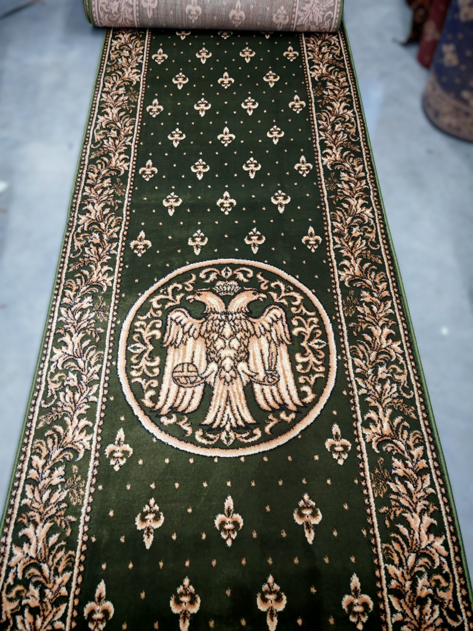 Traversa Lotos 15032-310, Latime 80 cm, Model Bisericesc, Verde, Diverse Marimi [2]