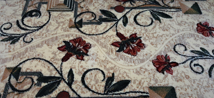 Traversa Lotos 587-116, Crem, Latime 100 cm, Diverse Lungimi, 1800 gr/mp [6]