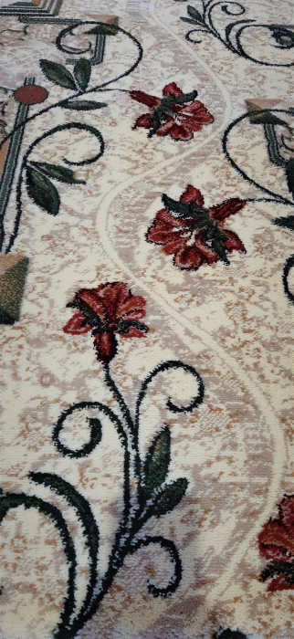 Traversa Lotos 587-116, Crem, Latime 60 cm, Diverse Lungimi, 1800 gr/mp [4]