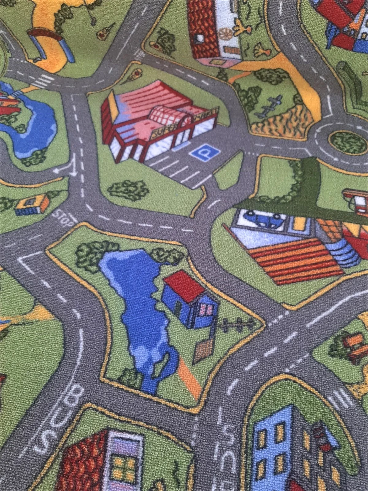 Traversa Pentru Copii, Drumulete 1129, Verde, Latime 200 cm, Diverse Lungimi [3]