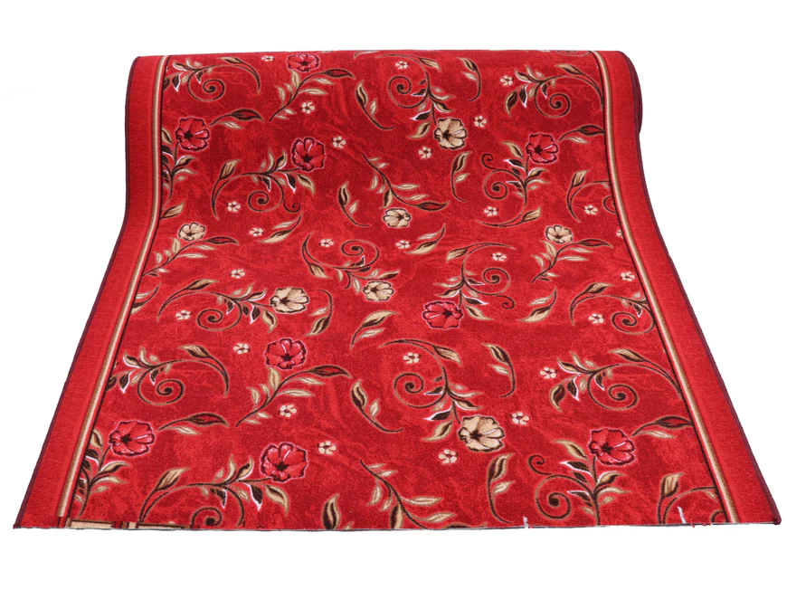 Traversa Model Print 1305 , Rosu , Suport Pasla, Latime 60 cm , 820 gr/mp [2]