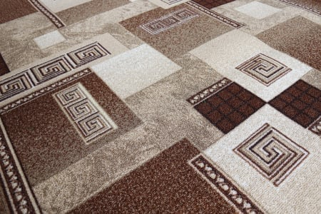 Traversa Model Print Germes, Maro, Suport Pasla ,Latime 200 cm, 820 gr/mp [5]