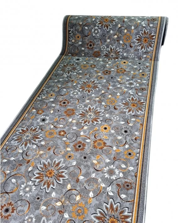 Traversa Model Print Boston, Gri ,  Suport Pasla, Latime 80 cm,  820 gr/mp [6]