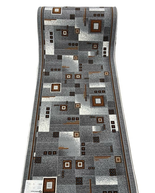 Traversa Model Print Dekart, Gri, Suport Pasla, Latime 150 cm, 820 gr/mp [2]