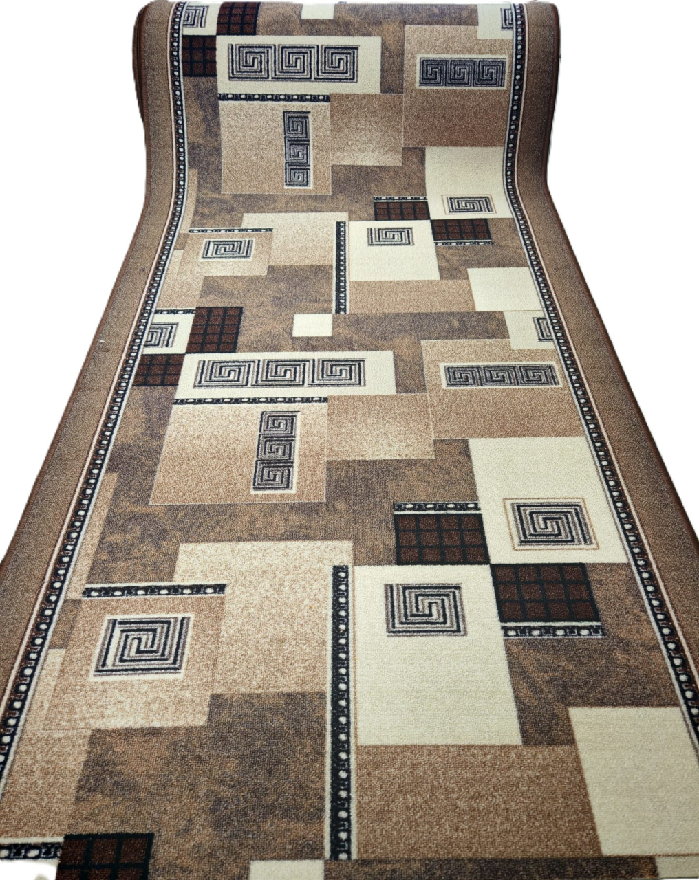 Traversa Model Print Germes, Maro, Suport Pasla ,Latime 200 cm, 820 gr/mp [2]