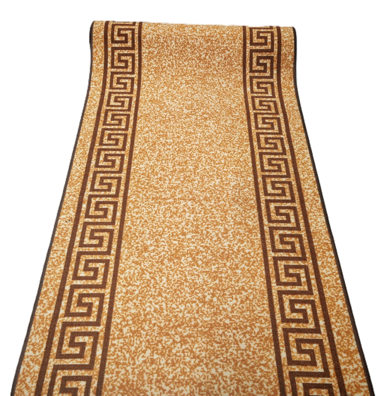 Traversa Model Print Manila ,Bej/Maro, Suport Pasla, Latime 150 cm, 820 gr/mp [2]