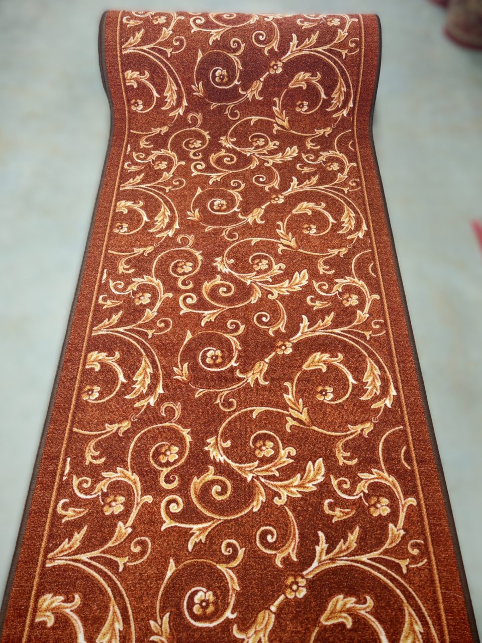 Traversa Model Print Marlen,Maro,  Suport Pasla ,Latime 120 cm, 820 gr/mp [3]