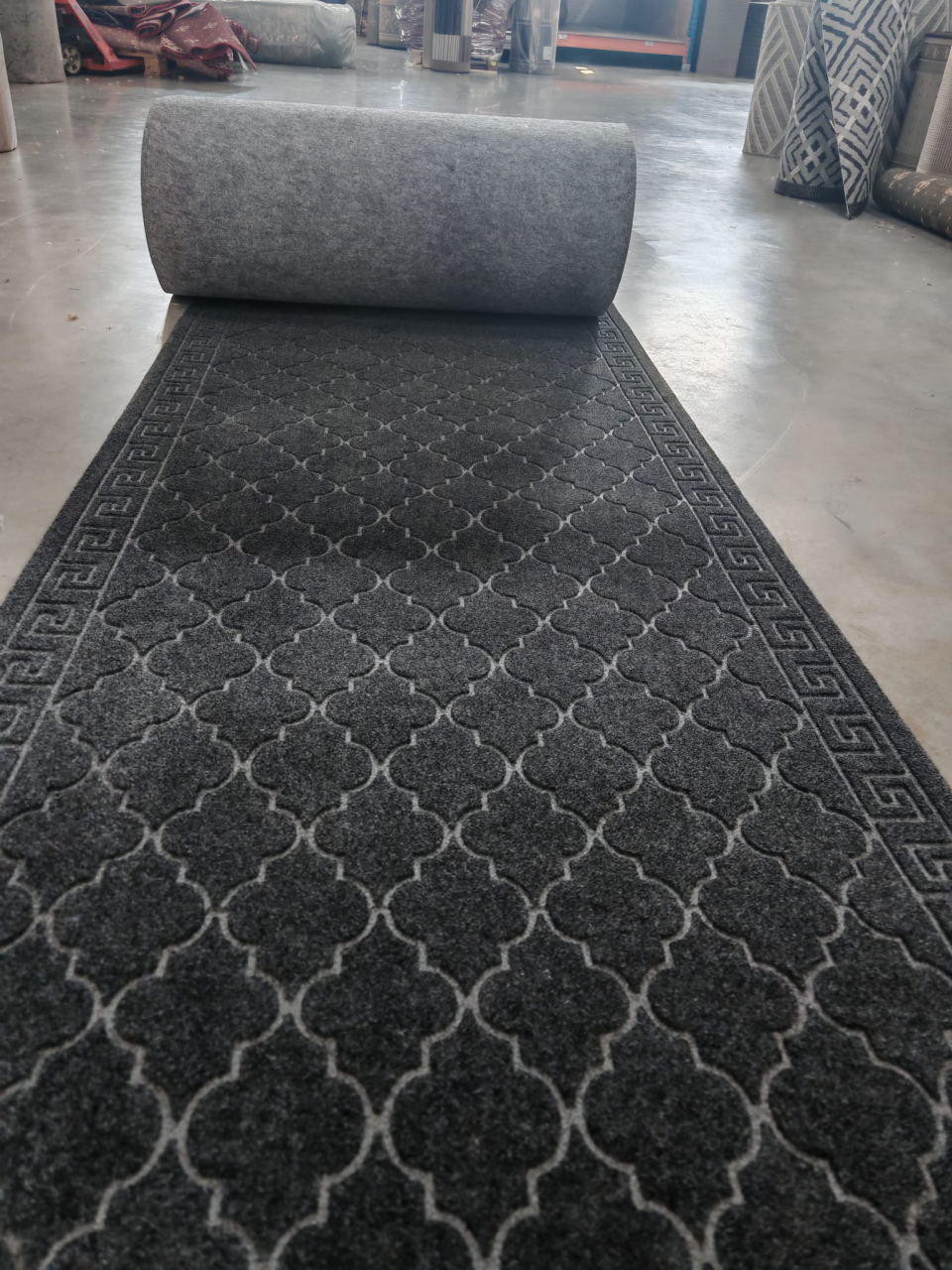Traversa Model Versace , Gri ,  Suport Pasla, Latime 80 cm,  715 gr/mp [5]