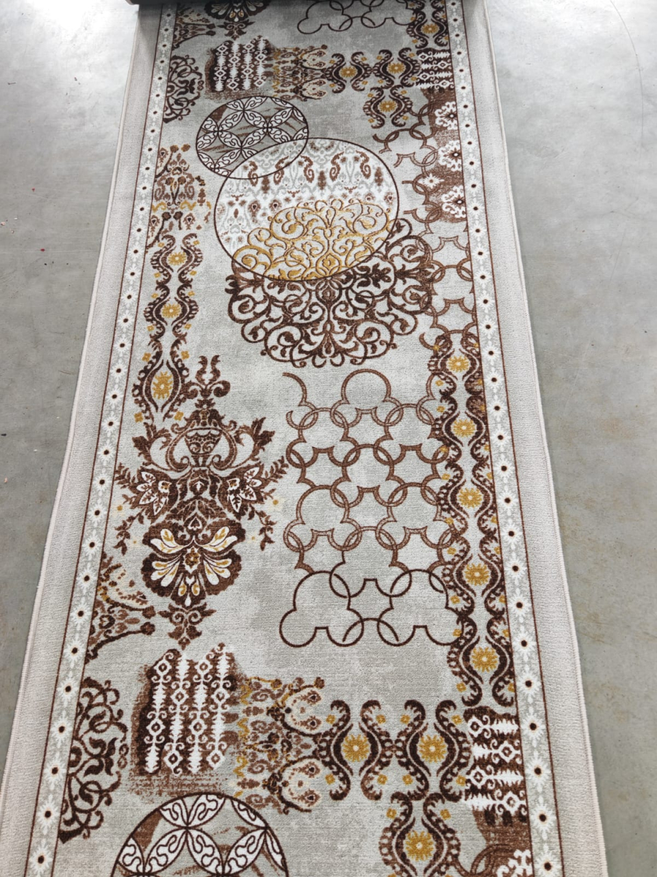 Traversa Model Zara 01506, Gri, Suport Pasla, Latime 200 cm, 820 gr/mp [2]