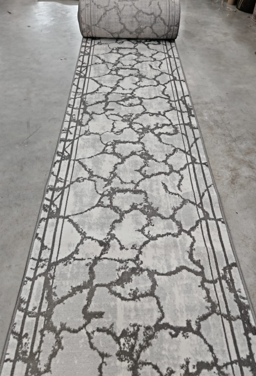 Traversa Moderna, Frida 10457, Gri, Latime 60 cm, Diverse Lungimi [3]