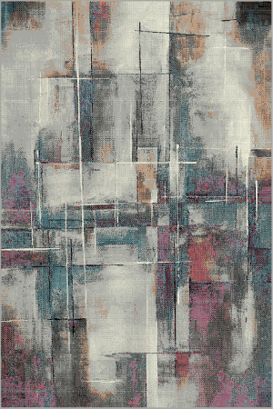 Covor Modern, Kolibri Abstract 11023, Multicolor, 80x150 cm, 2200 gr/mp [0]