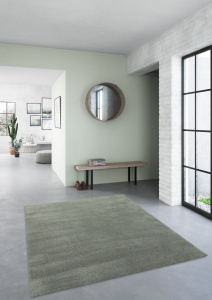 Covor Belgian Sky din Microfibra, Lavabil, Fir moale, Verde [1]