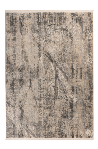 Covoare Living - Covor abstract Adela 525, Crem/Gri, Inaltime fir 11 mm