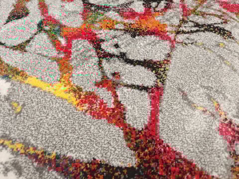 Covor Modern, Kolibri Abstract, 11187, Multicolor, Rotund, 100x100 cm , 2200 gr/mp [4]