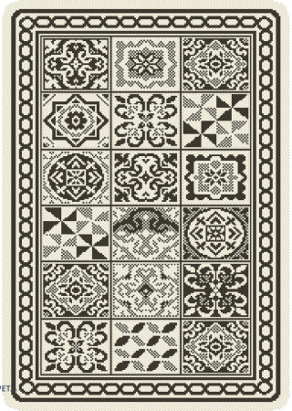 Covoare Living - Covor Antiderapant, Flex 19632-08, Gri, 75x200 cm, 1500 gr/mp