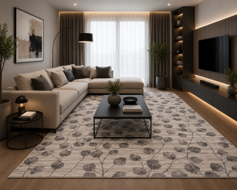 Covoare Living - Covor Antiderapant , Model Fayno , 7108, Bej , Diverse Dimensiuni