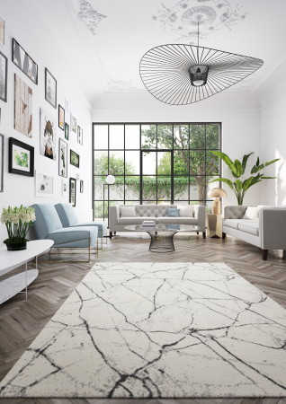 Covoare Living - Covor Belgian, Ecuador 60639, Crem / Gri Inchis, Diverse Dimensiuni