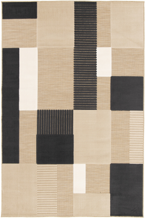Covoare Living - Covor Belgian, Rio 24501, Bej/Negru, 160x230 cm