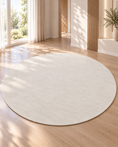Covoare Living - Covor Belgian , Model Fargo , 71501, Crem , Rotund ,Diverse Dimensiuni