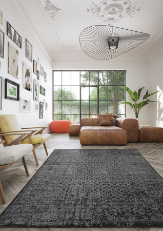 Covoare Living - Covor Belgian, Valencia 22209, Negru, Diverse Dimensiuni