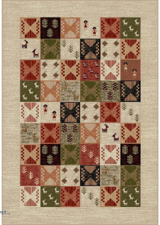Covoare Living - Covor Clasic, Lotos 1550, Crem / Bej, Diverse Dimensiuni, 1800 gr/mp