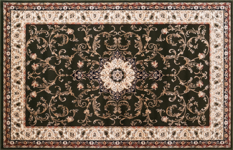 Covor Clasic, Lotos 523, Verde, Diverse Dimensiuni, 1800 gr/mp [9]