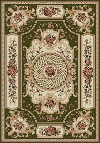 Covoare Living - Covor Clasic, Lotos 531, Verde, Diverse Dimensiuni