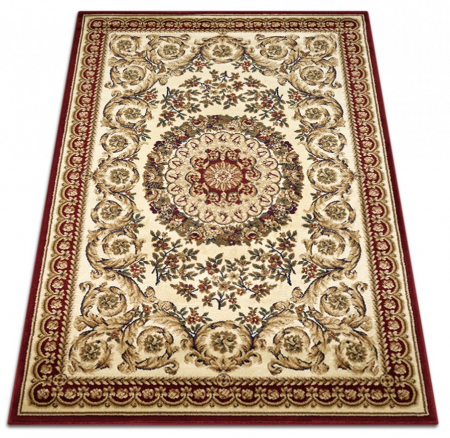 Covor Clasic, Lotos 539, Crem / Grena, Diverse Dimensiuni, 1800 gr/mp [2]