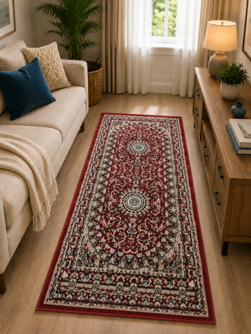 Covoare Living - Covor Clasic, Queen 05709, Grena, Diverse Dimensiuni , 1250 gr/mp