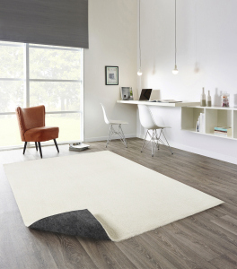 Covor Belgian Sky din Microfibra, Lavabil, Fir moale, Crem [1]
