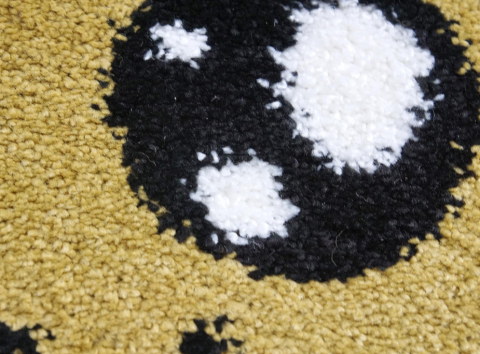 Covor Fantasy Foca, Galben, 67x67 cm, Rotund, 2550 gr/mp [1]