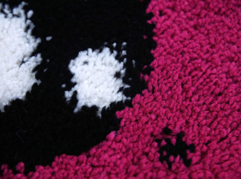 Covor Fantasy Foca, Roz, 67x67 cm, Rotund, 2550 gr/mp [1]