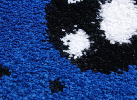 Covor Fantasy Foca, Albastru, 67x67 cm, Rotund, 2550 gr/mp [1]